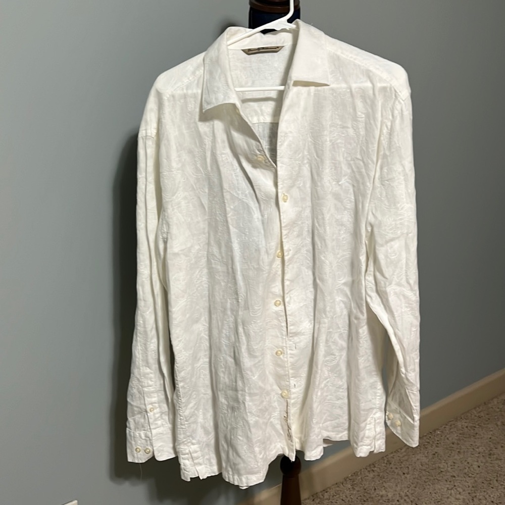 Tommy Bahama linen long sleeve button down